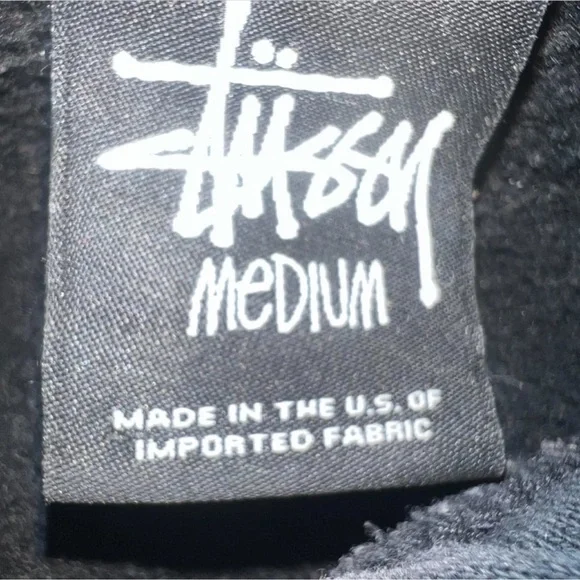 Stussy Charcoal Hoodie for Men - Picture 4 of 9